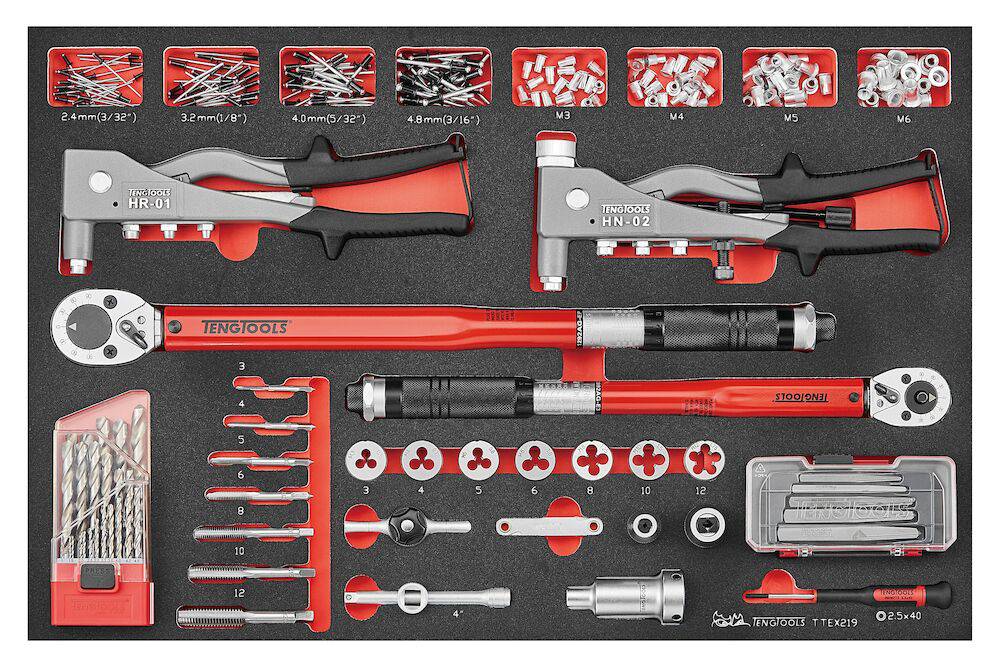 219 pieces Tool set Teng Tools TTEX219