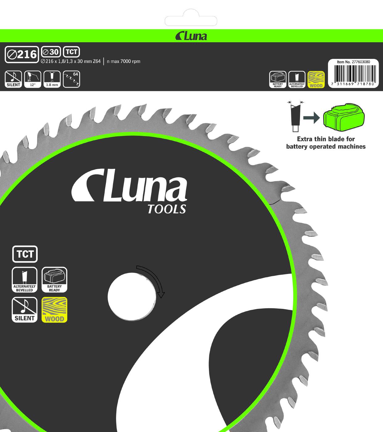 Circular saw blade Luna Extra Thin