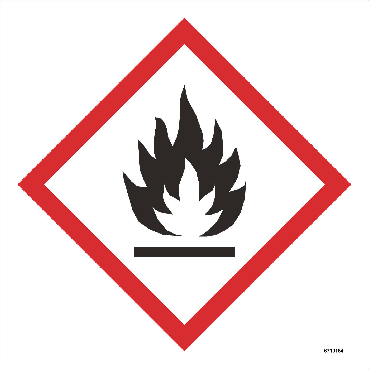 Sign Unigraphics Chemical hazards Flammable substances