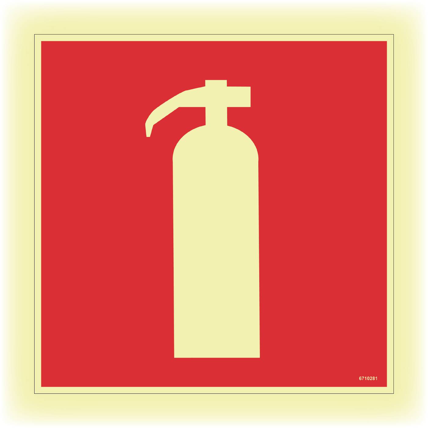 Brandskilt Unigraphics Brandslukker dobbeltsidet