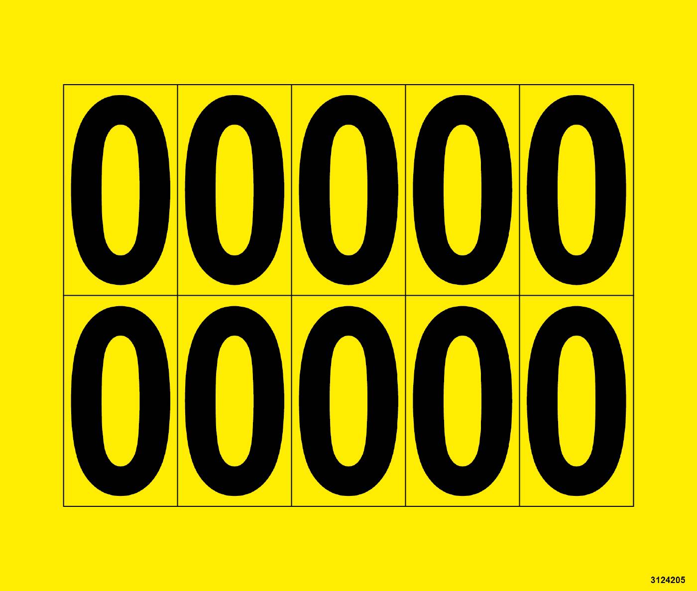 Decal Stock labelling Unigraphics Numbers