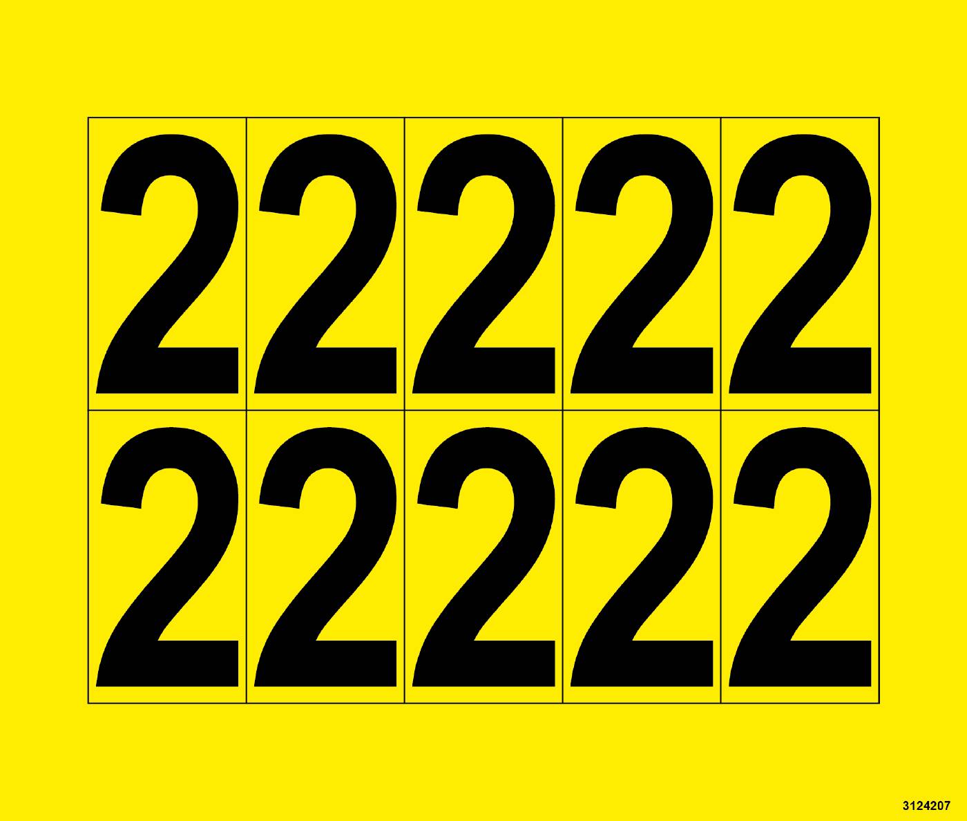 Decal Stock labelling Unigraphics Numbers