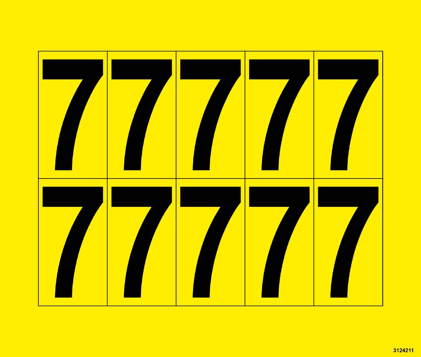 Decal Stock labelling Unigraphics Numbers