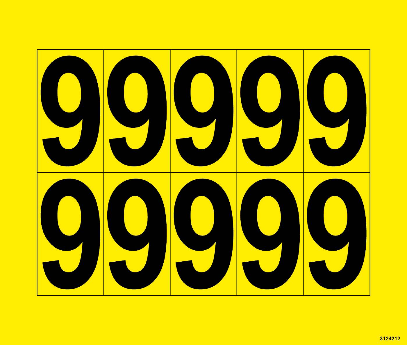 Decal Stock labelling Unigraphics Numbers