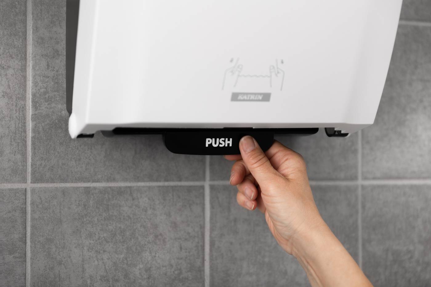 Dispenser Towel Roll Katrin Plastic