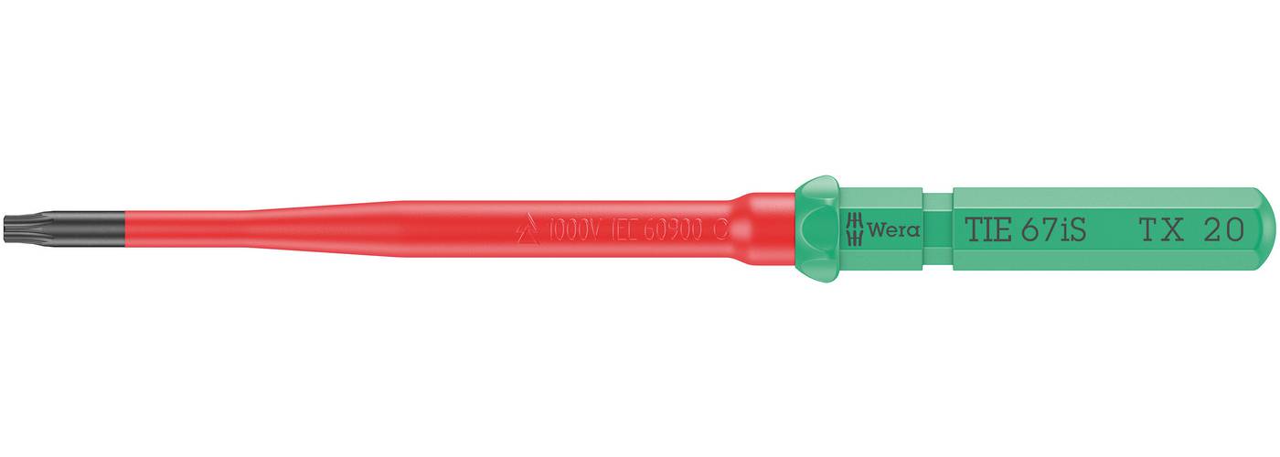 Chisel blades VDE 67 Torx Wera