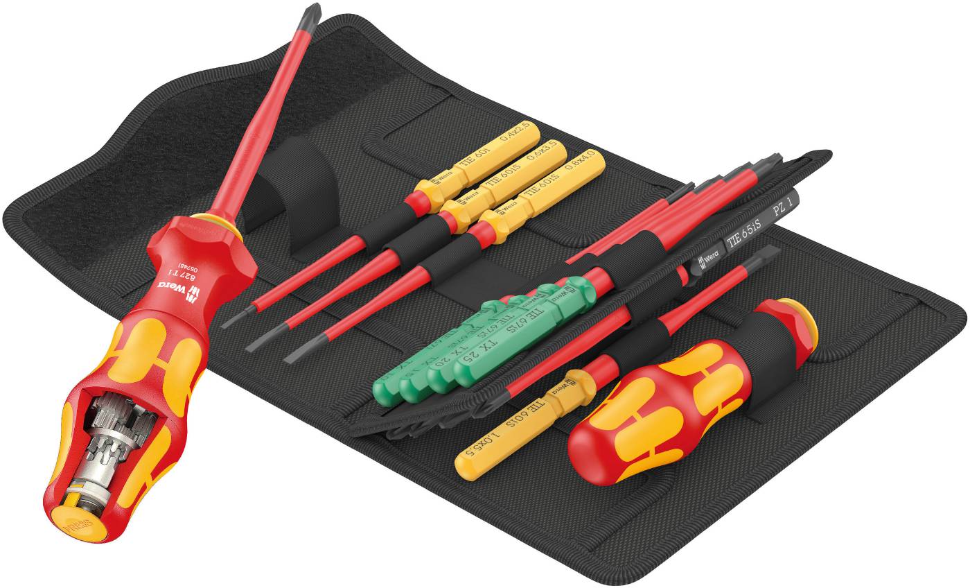 Bit screwdriver set VDE Turbo 1 Wera