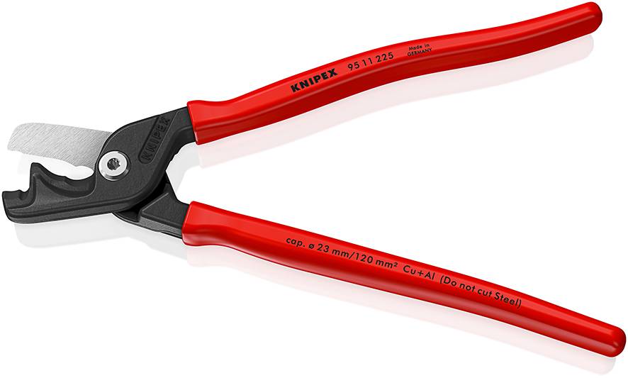 Cable shears with step cut 9511, 9512, 9518 Knipex