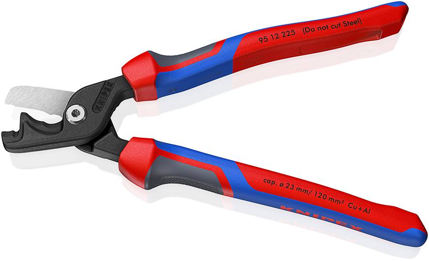 Cable shears with step cut 9511, 9512, 9518 Knipex