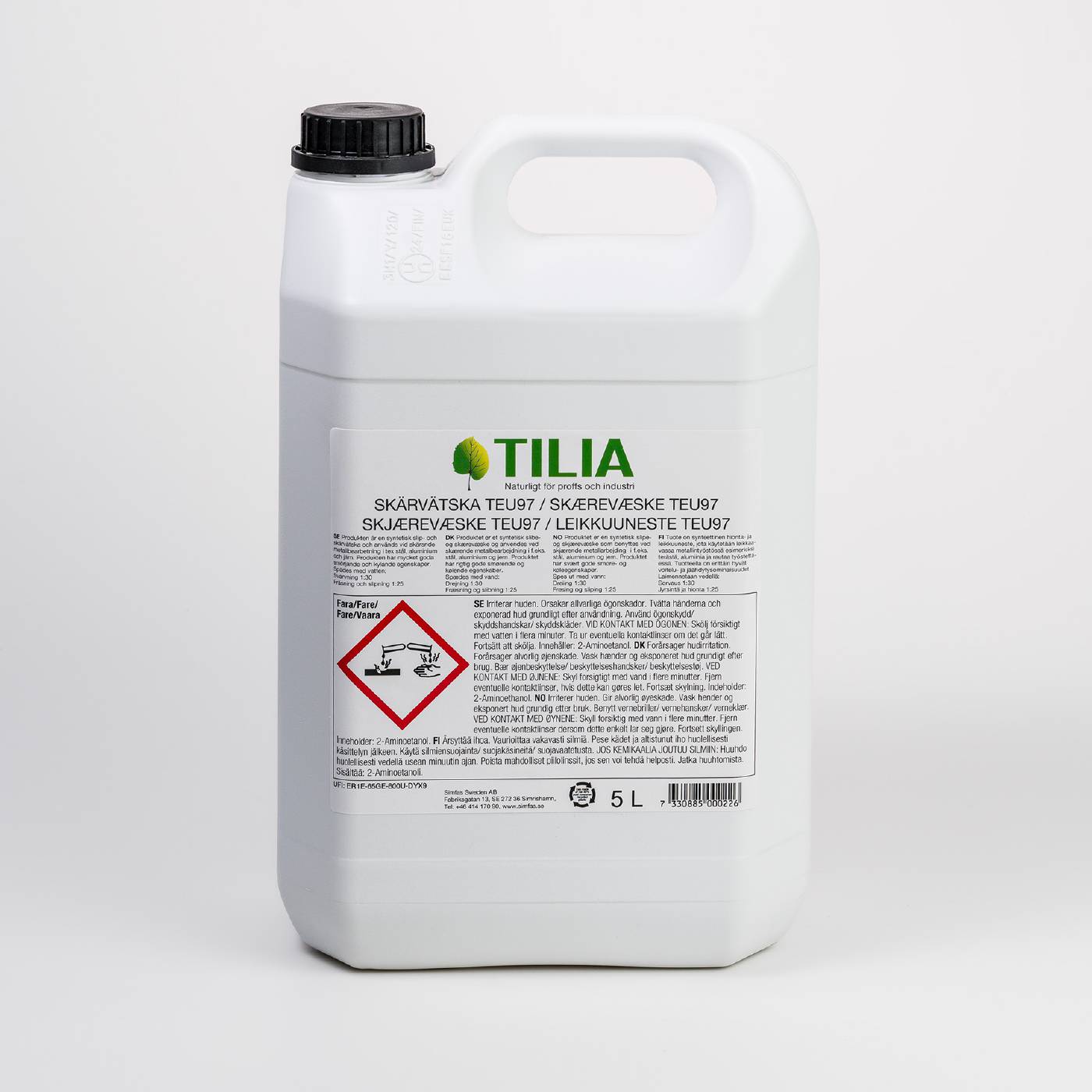 Lastuamisneste TEU97 Tilia