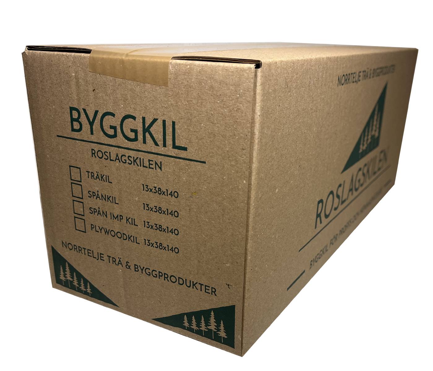 Chipboard wedge Roslagskilen