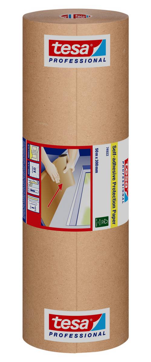 Self-adhesive protection paper Tesa 74922
