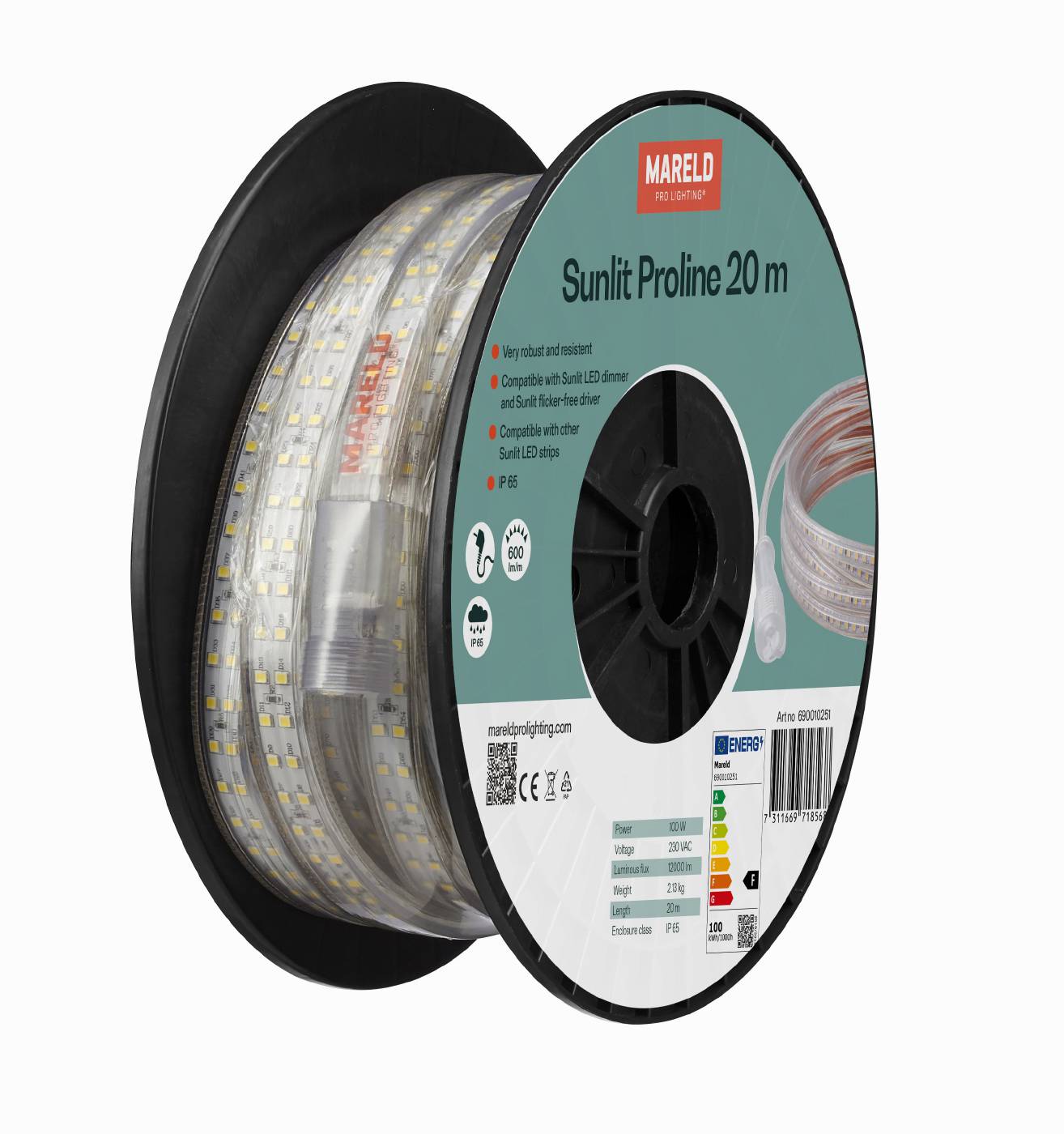 Ledlist Sunlit Mareld Proline 20 M
