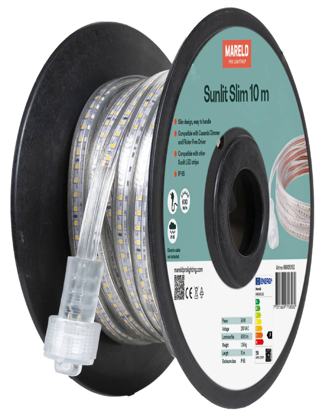 Ledlist Sunlit Mareld Slim 10 M