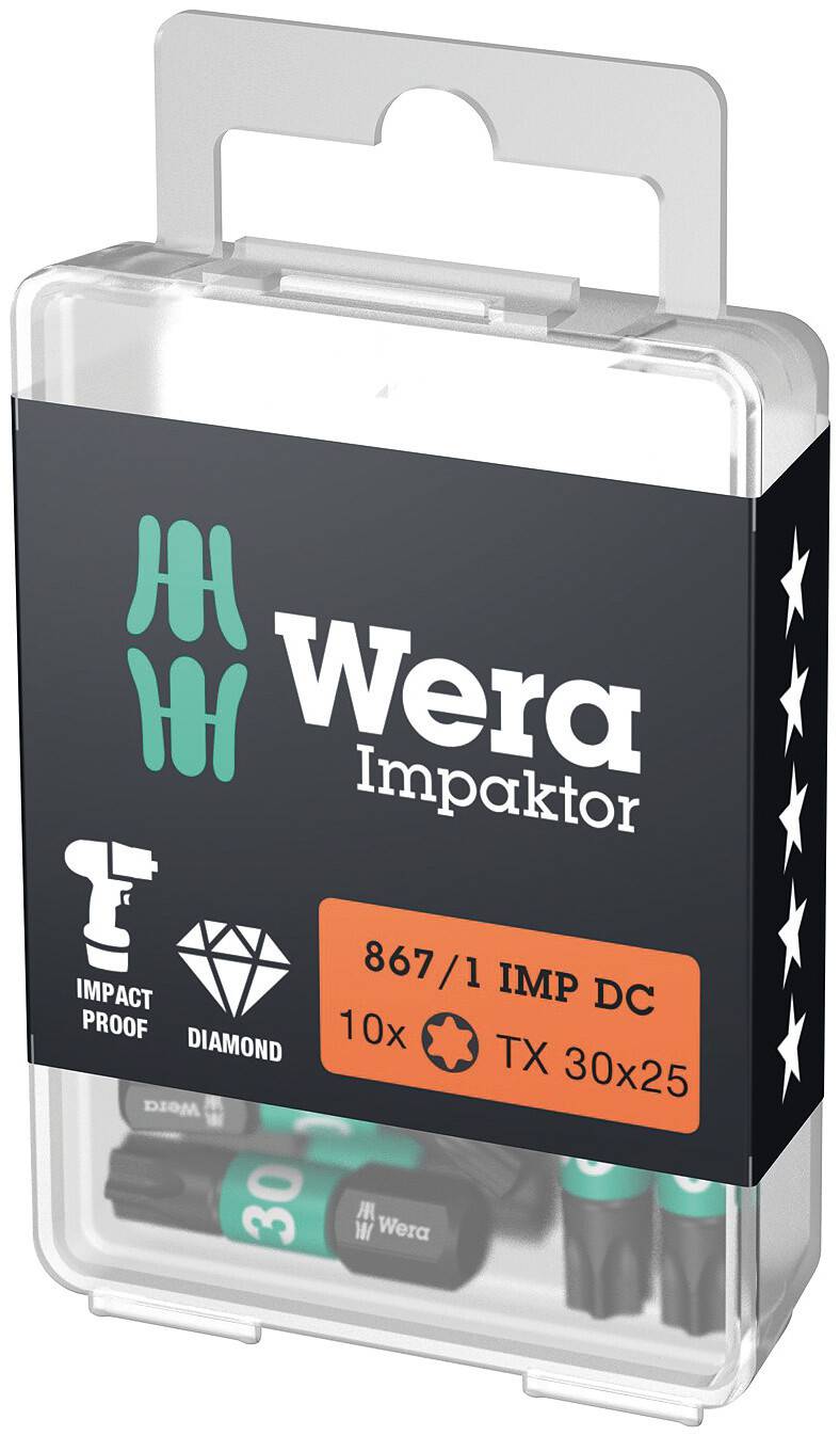 Ruuvauskärkipaketti 867/1 IMP DC TX Wera