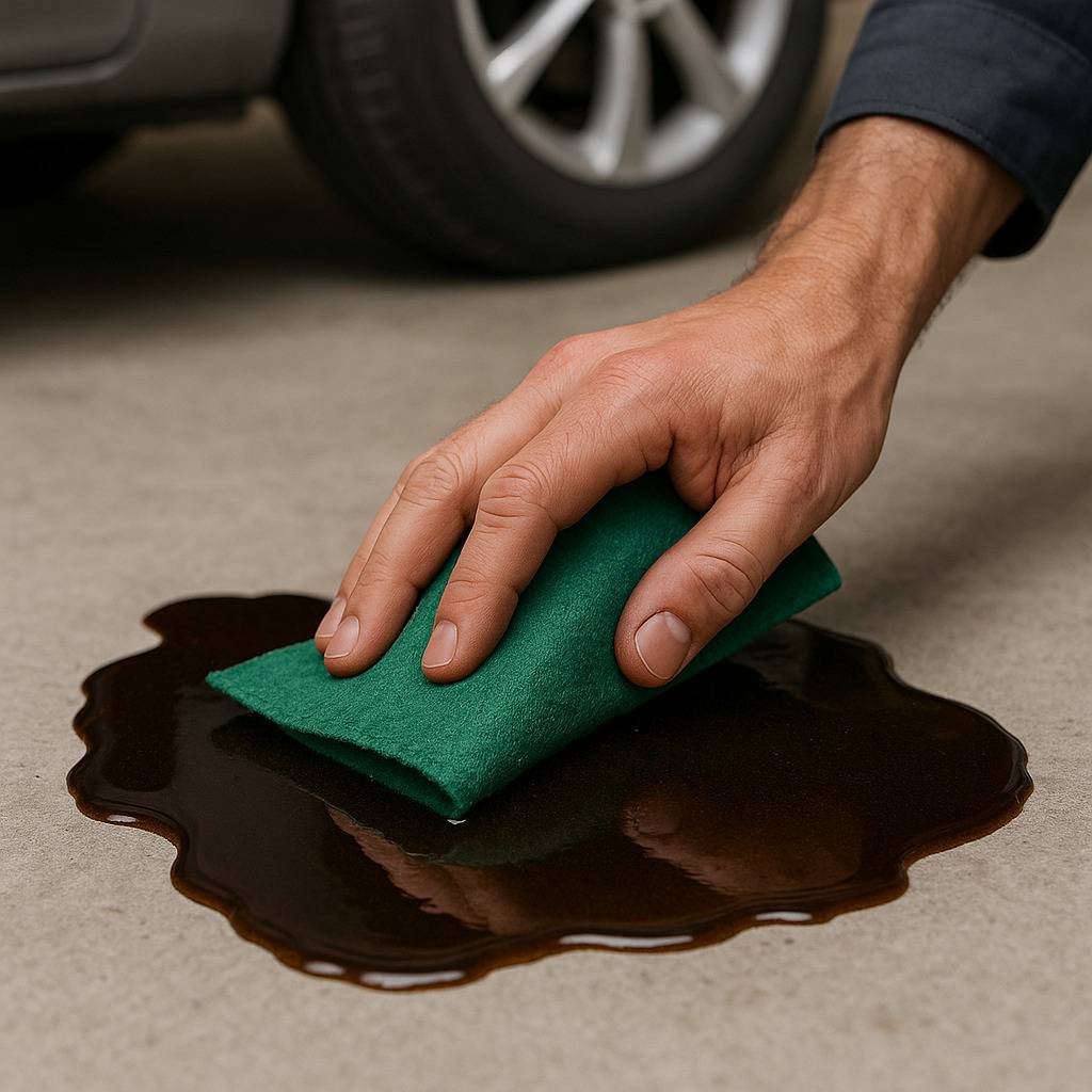 Oil Absorbent Sheets Levame green