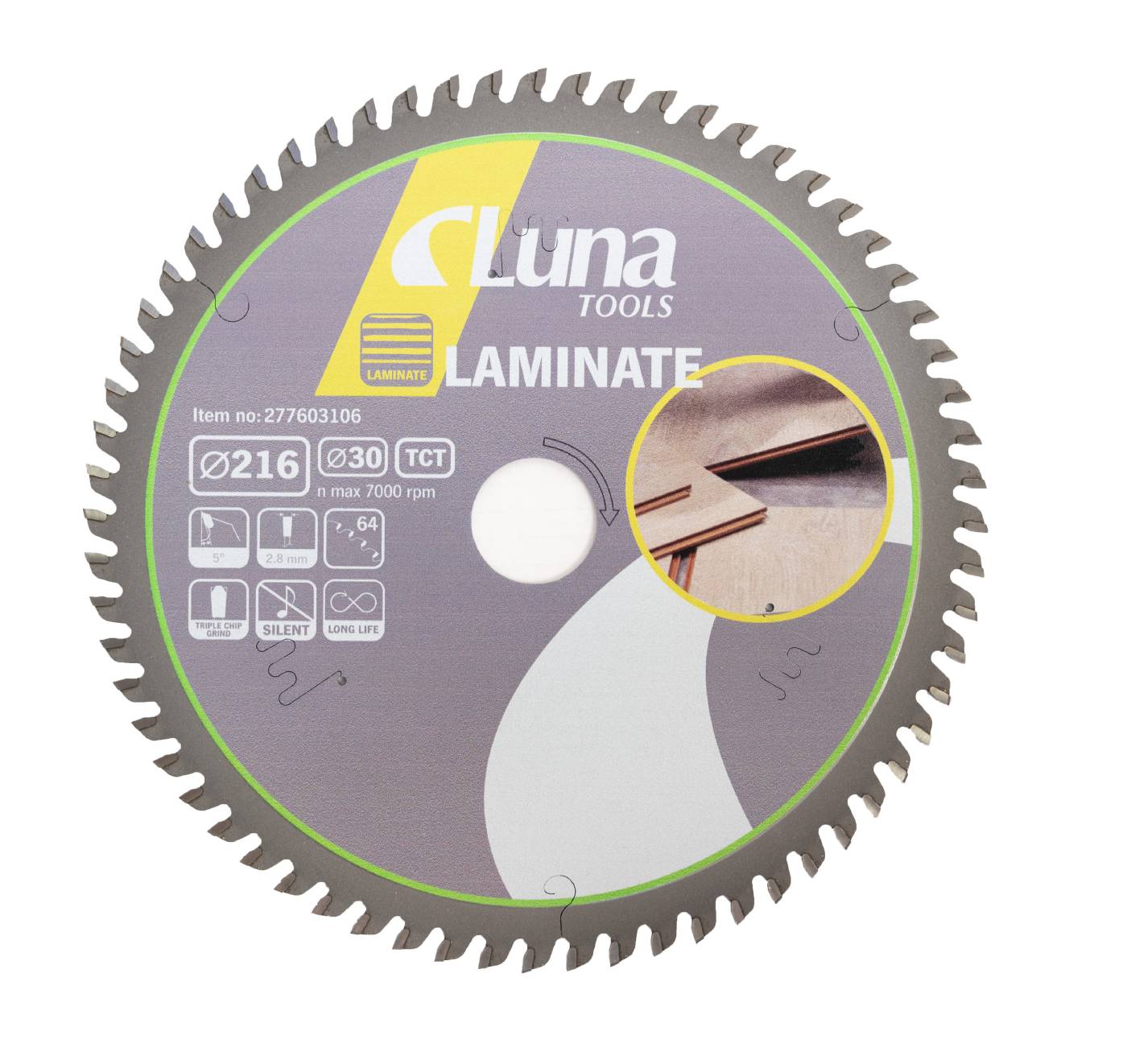 Circular saw blade Luna Laminate