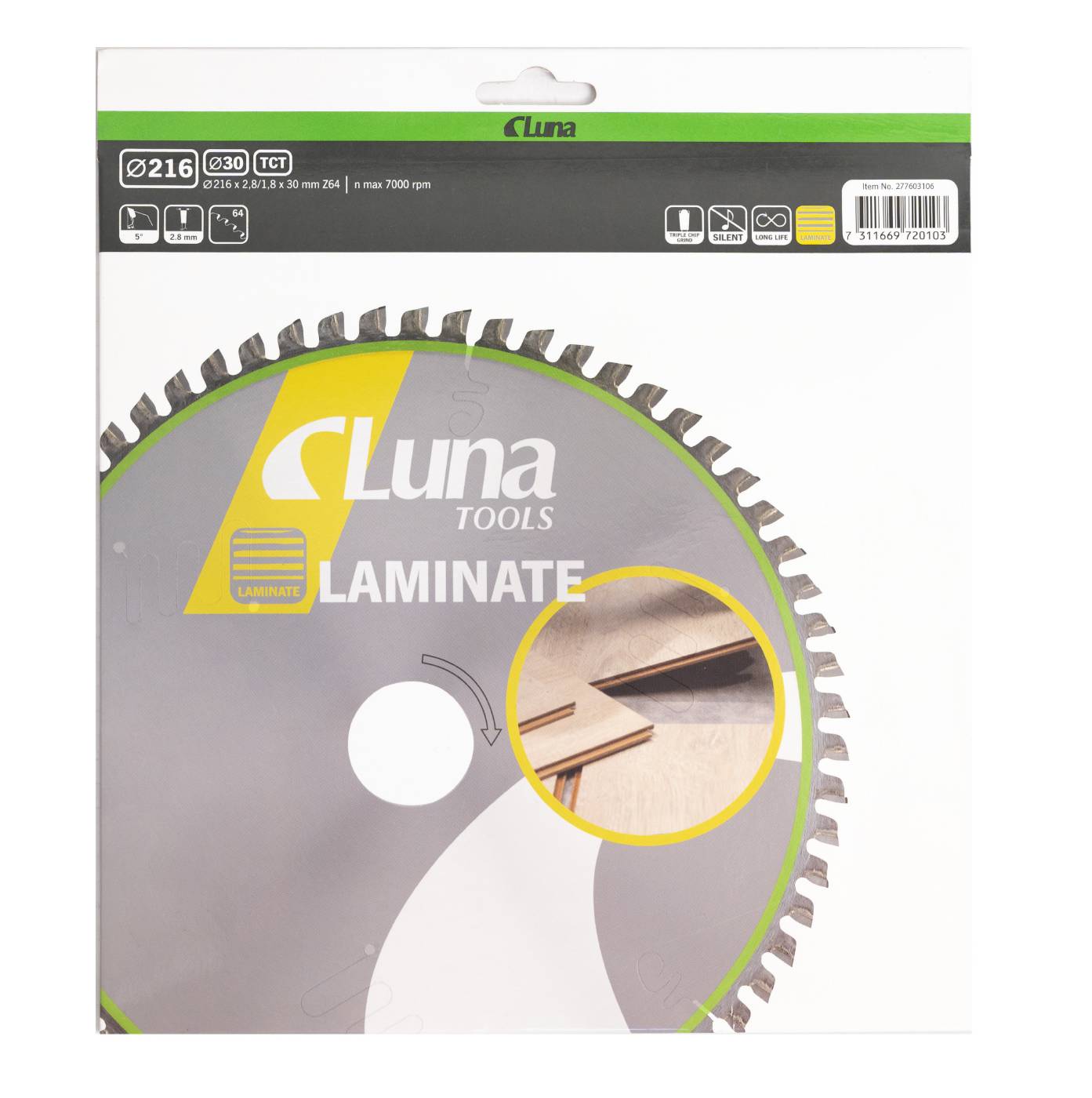 Circular saw blade Luna Laminate