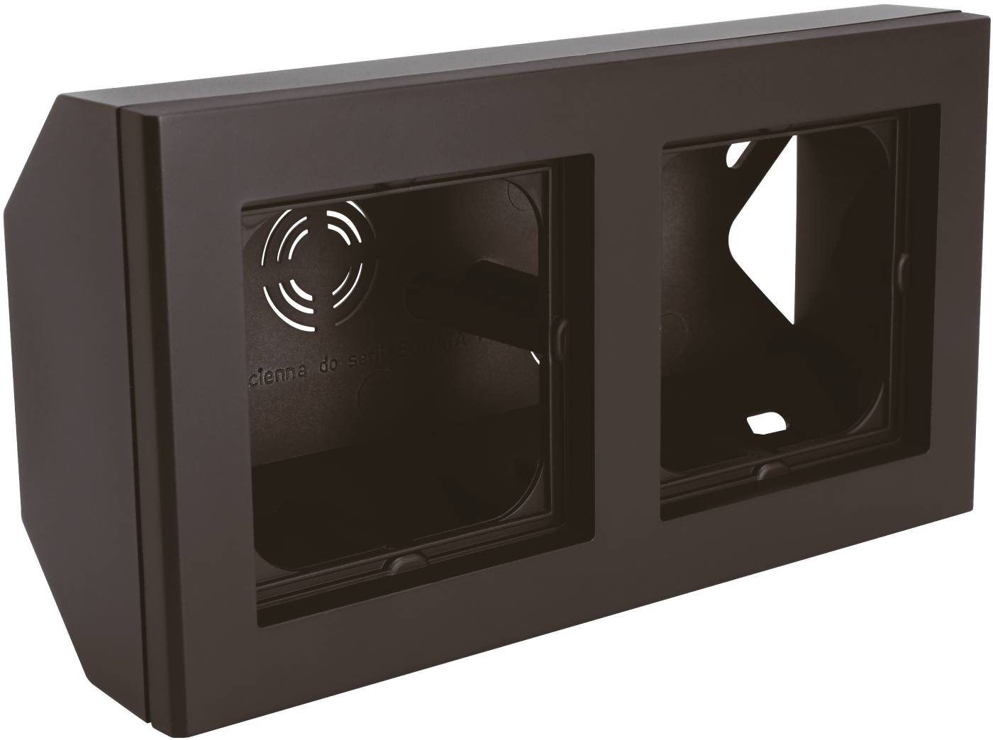 Corner box Optima Malmbergs 2-way Black