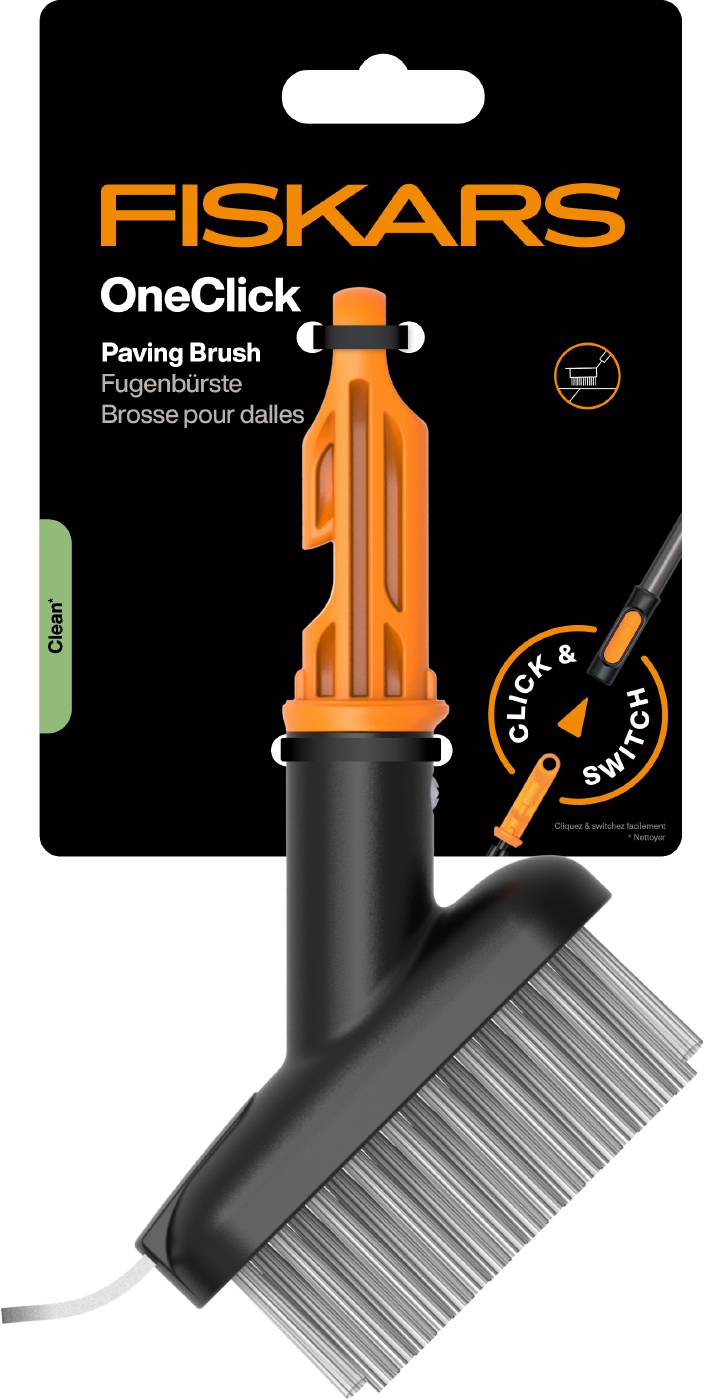 Fliserensebørste OneClick Fiskars