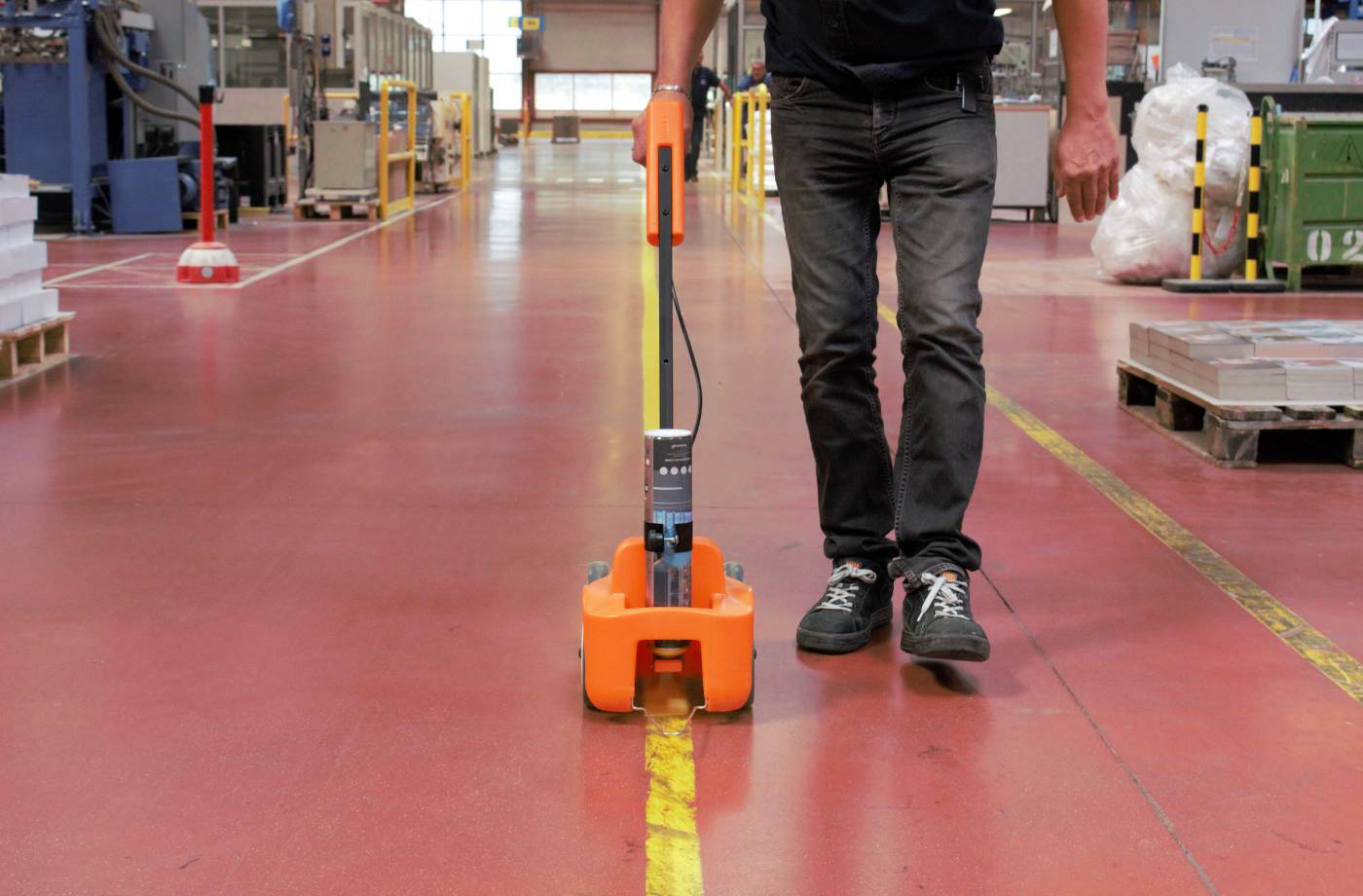Line marking trolley driver Soppec