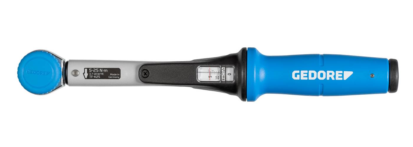 Momenttiavain Torcofix K integroidulla räikällä Gedore