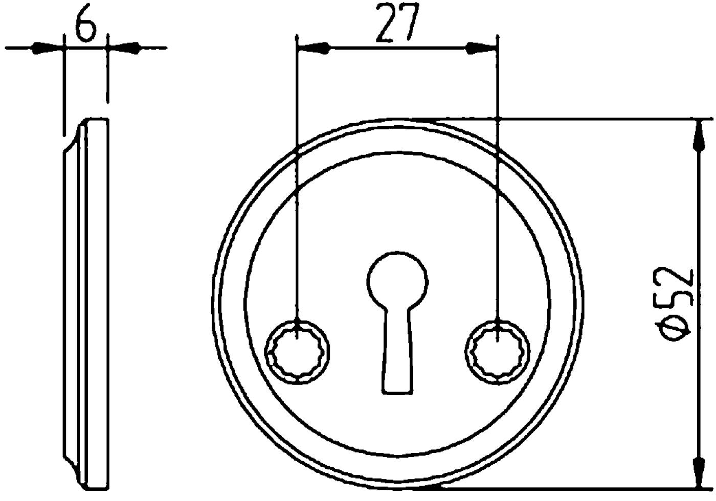 Nyckelskylt FAS 2991 Epok