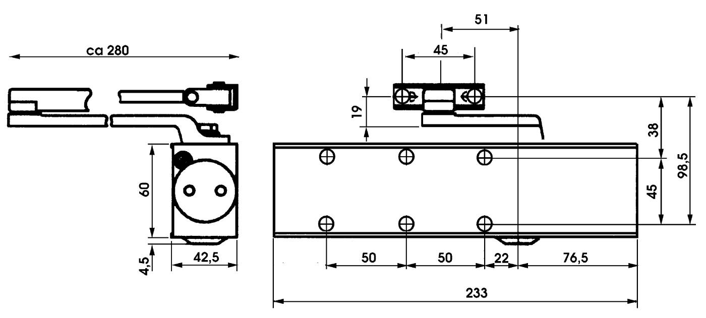 Door closer Dorma TS73
