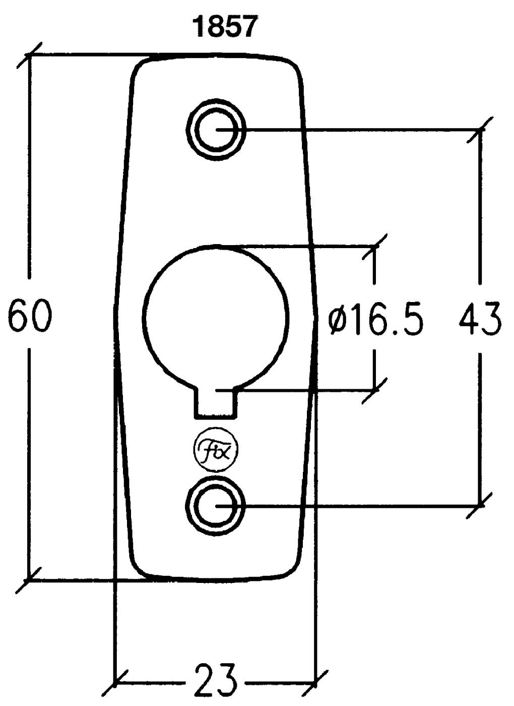 Dekkbrikke Fix 1857, 1857T