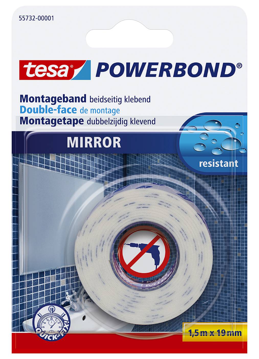 Installation tape double-sided tesa 4952, 55732, 55733