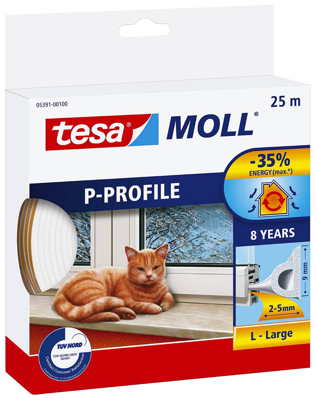 P-strip self-adhesive tesa 5390, 5391, 5570