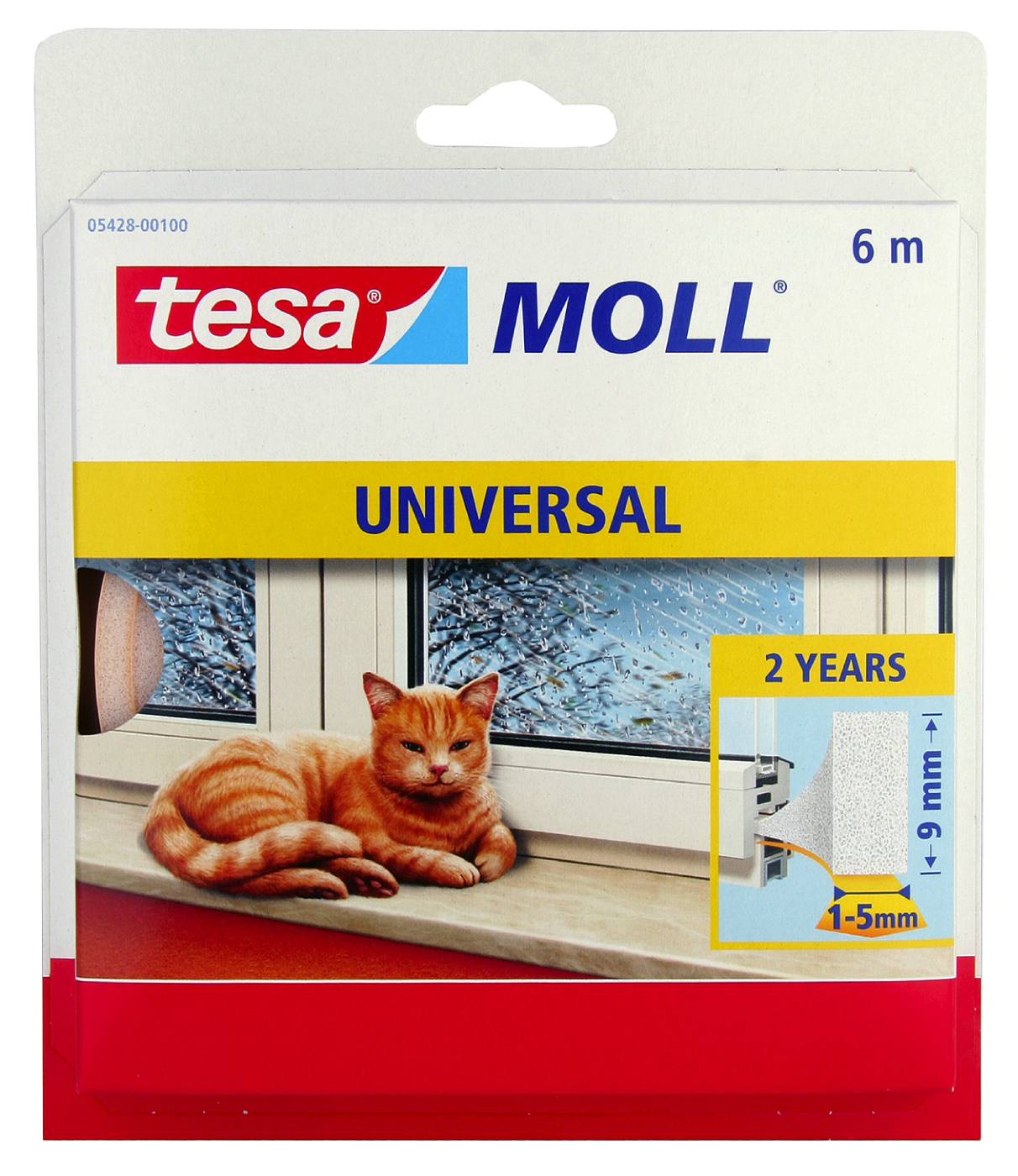Foam draught excluder Self-adhesive tesa 5428