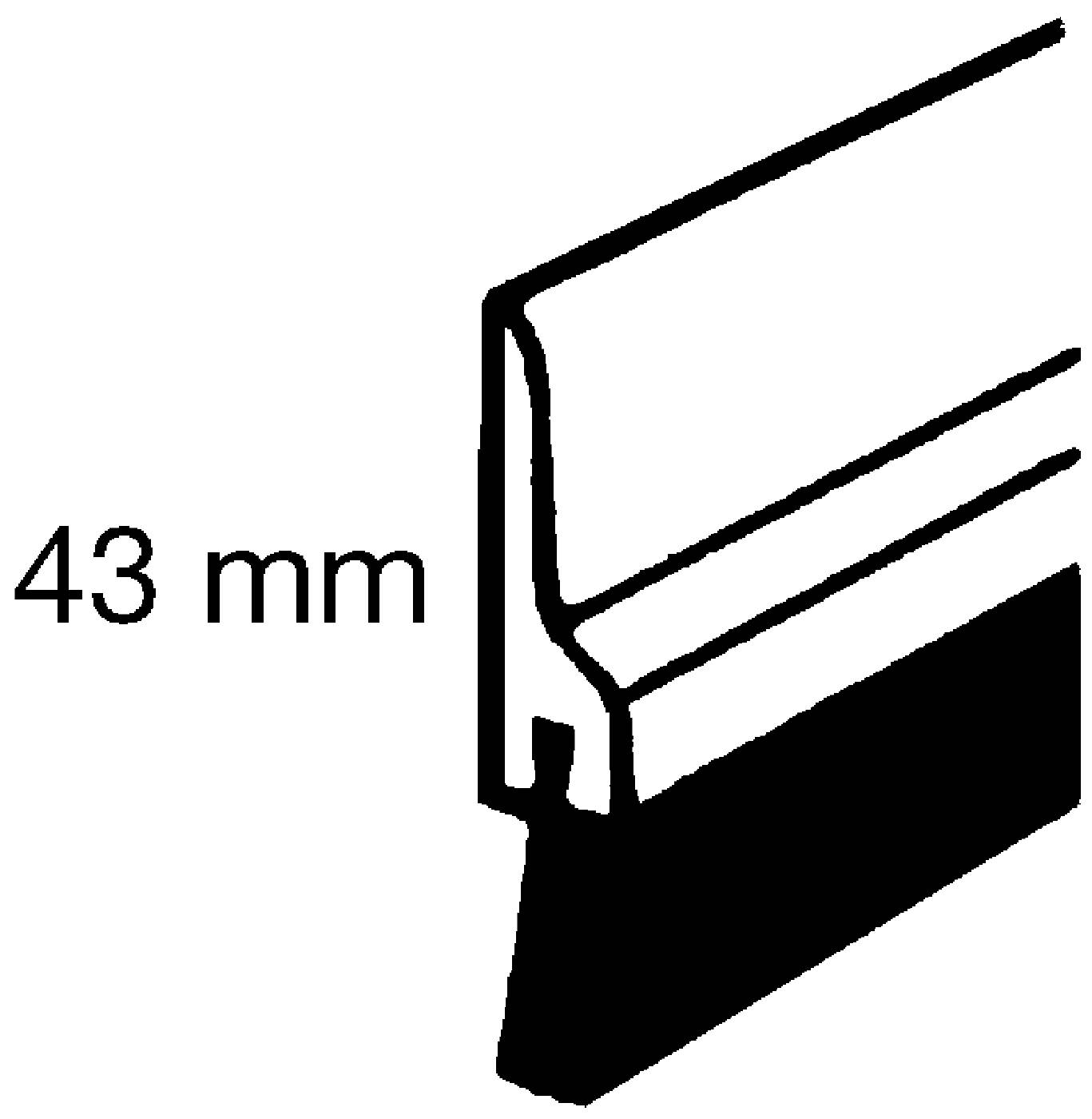 Door sealing strip self-adhesive tesa 05403