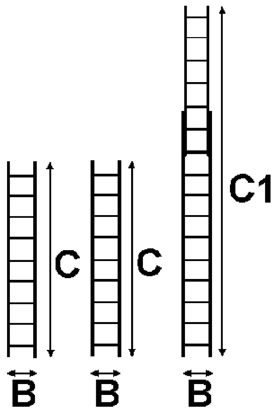 Utskjutsstege 2-delad 8000D W.steps Ladders Home