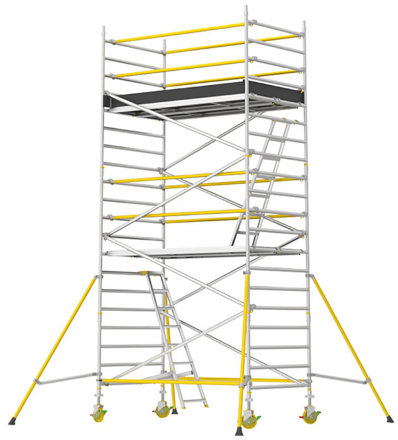Roller scaffolding wide W.steps Ladders RT-1400XR