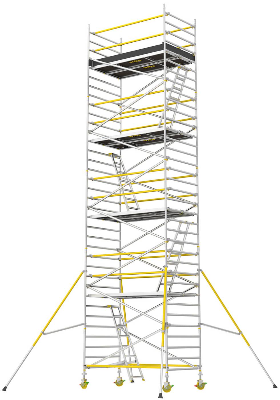 Roller scaffolding wide W.steps Ladders RT-1400XR