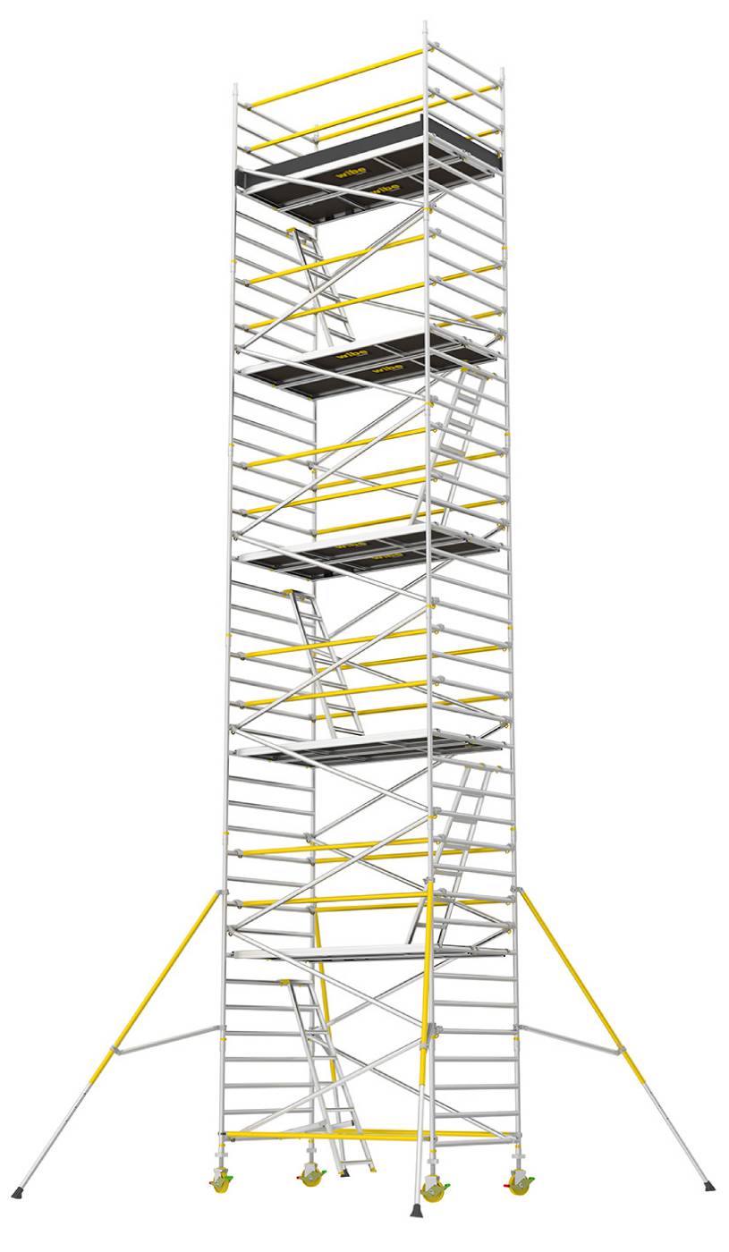 Roller scaffolding wide W.steps Ladders RT-1400XR