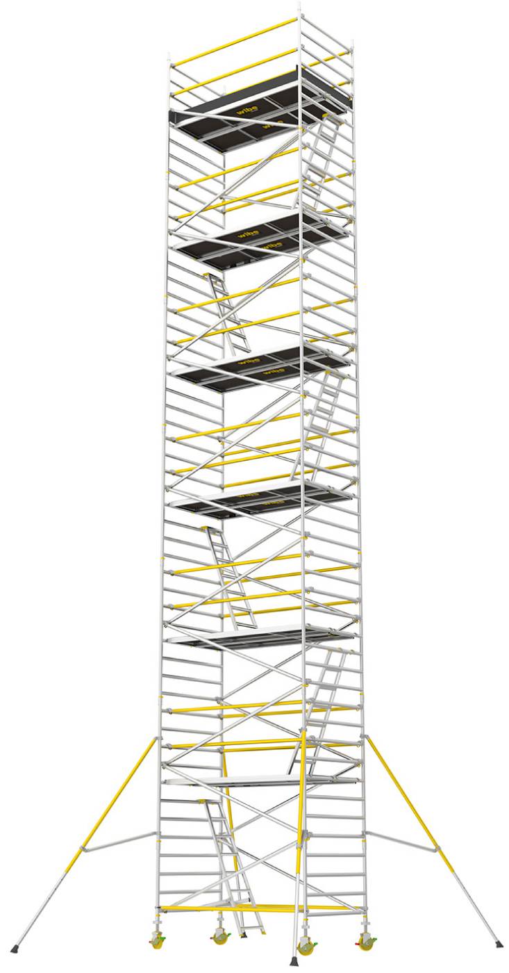 Roller scaffolding wide W.steps Ladders RT-1400XR