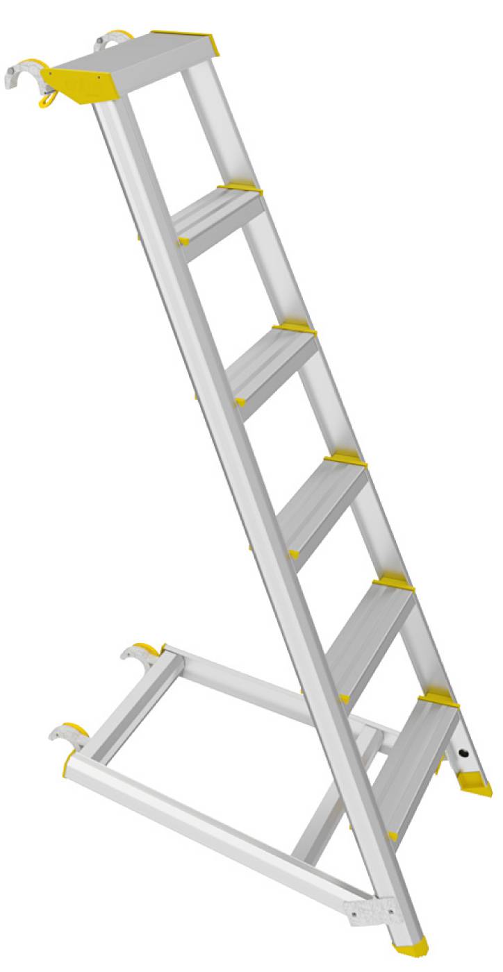 Roller scaffolding wide W.steps Ladders RT-1400XR