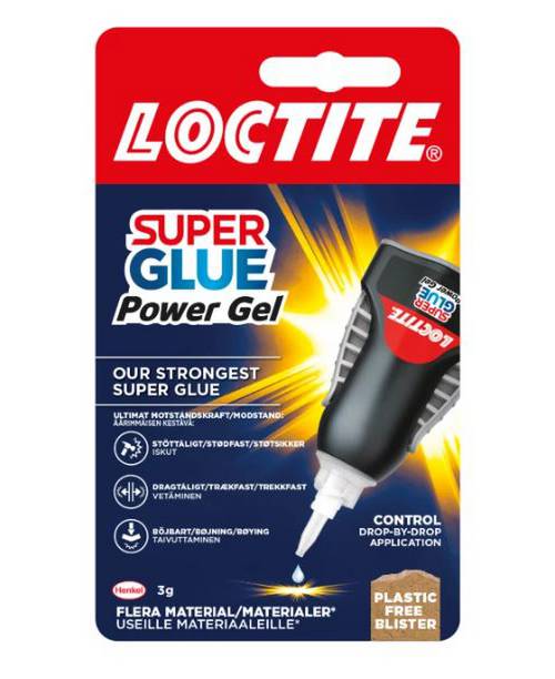 Hurtiglim Loctite Super Glue Power Gel Control