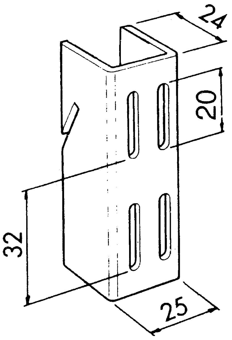 Hanging rail Elfa