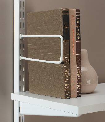 Book end for rails Elfa