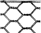 Hexagonal wire fencing galvanized