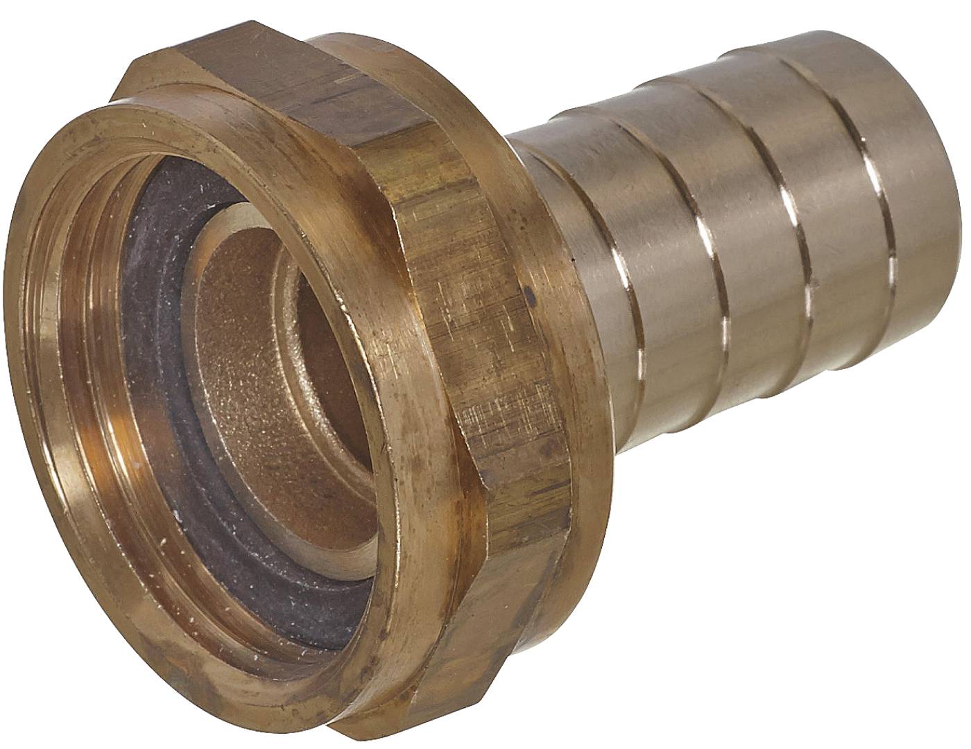 Nipple with hose tail, single DIY Grunda