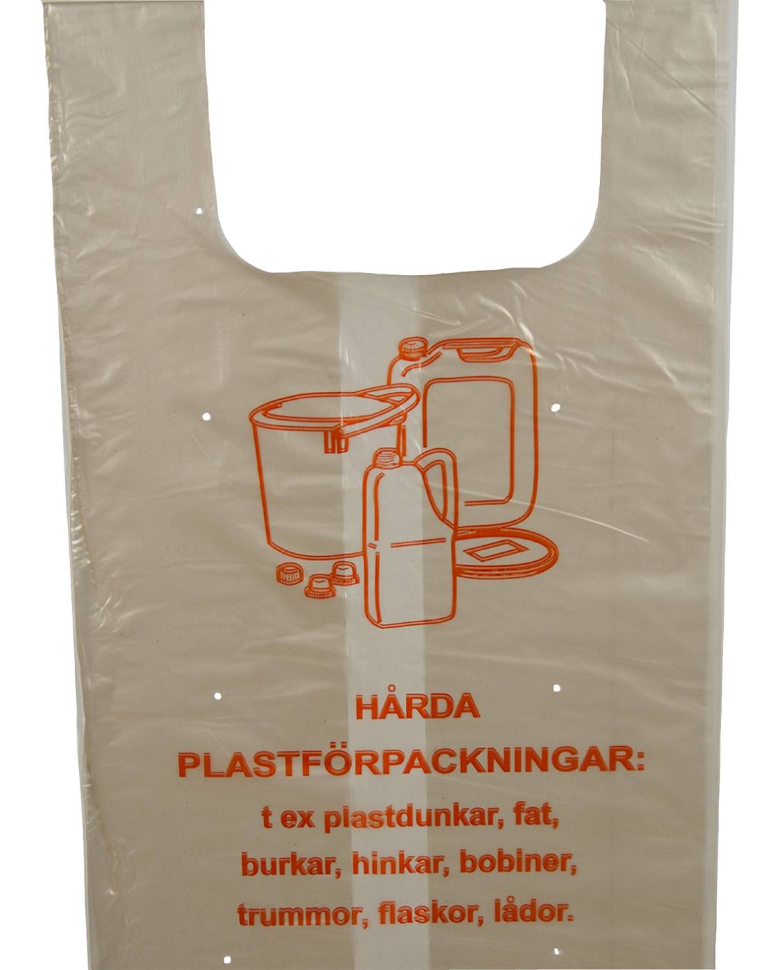 Rubbish sack plastic 240 litres