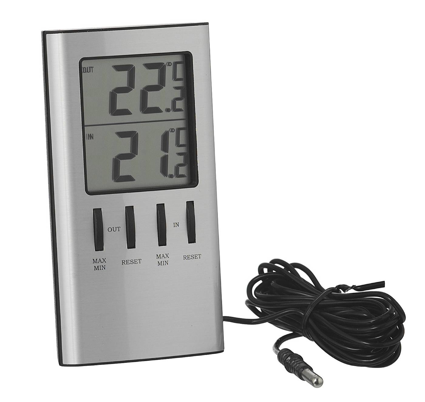Termometer inne/ute digital