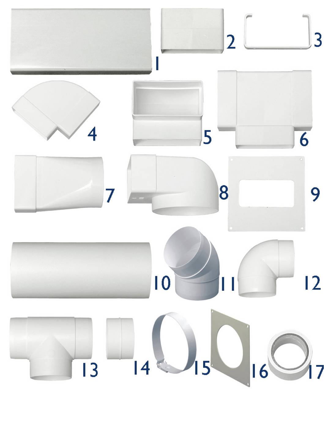 Duct system Fresh Easipipe