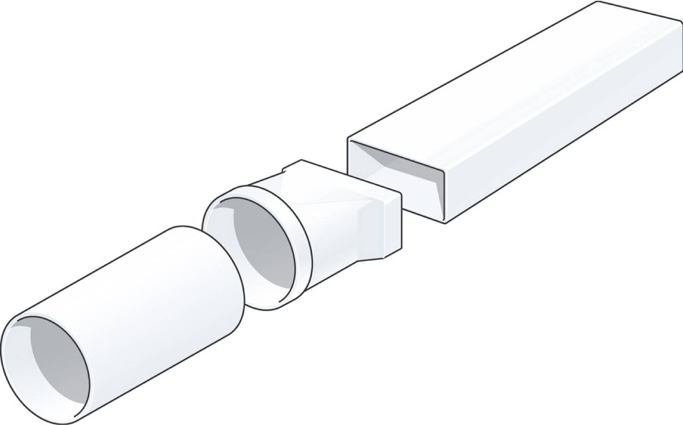 Duct system Fresh Easipipe