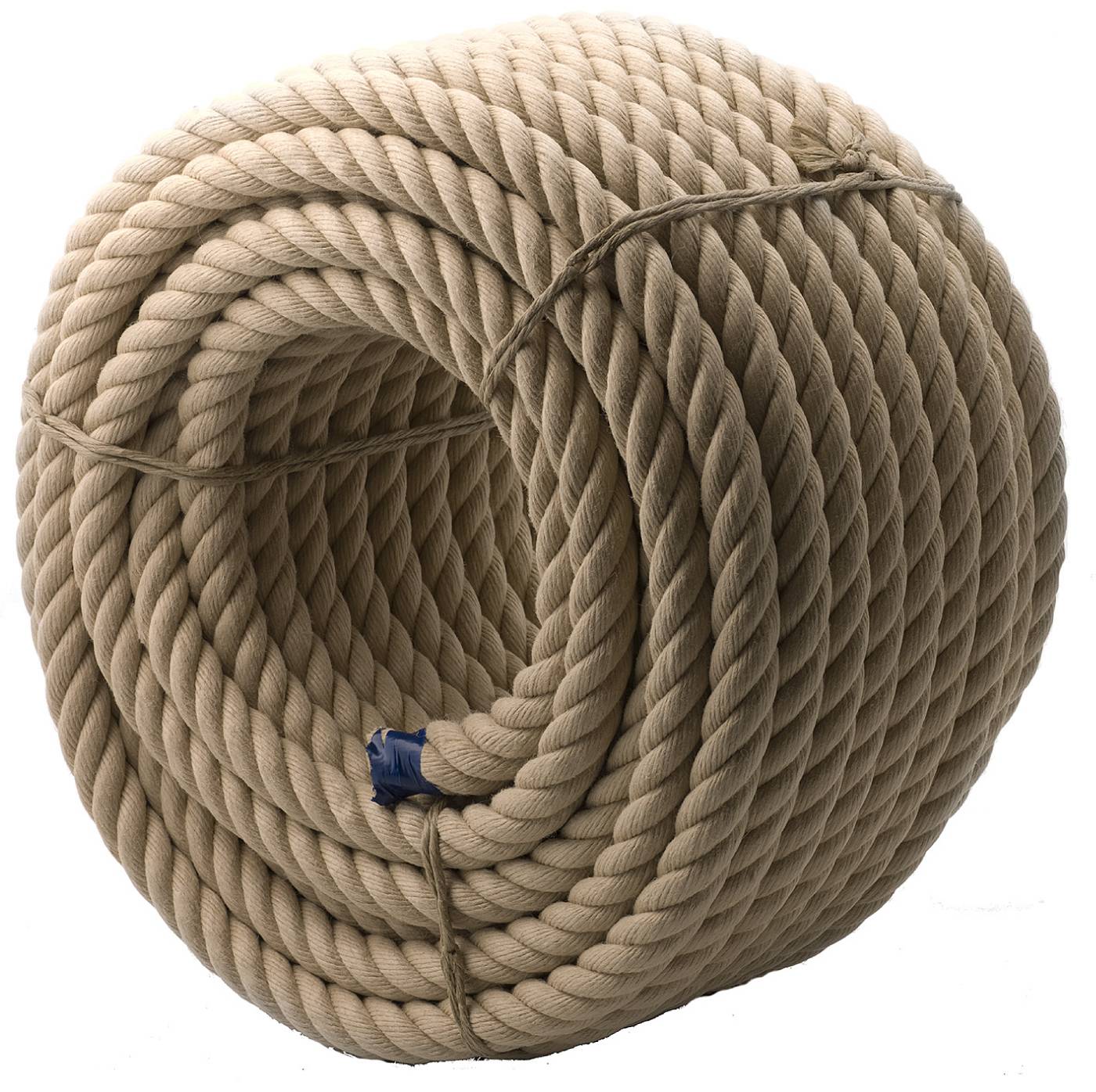 Bannister rope hemp 4-strand