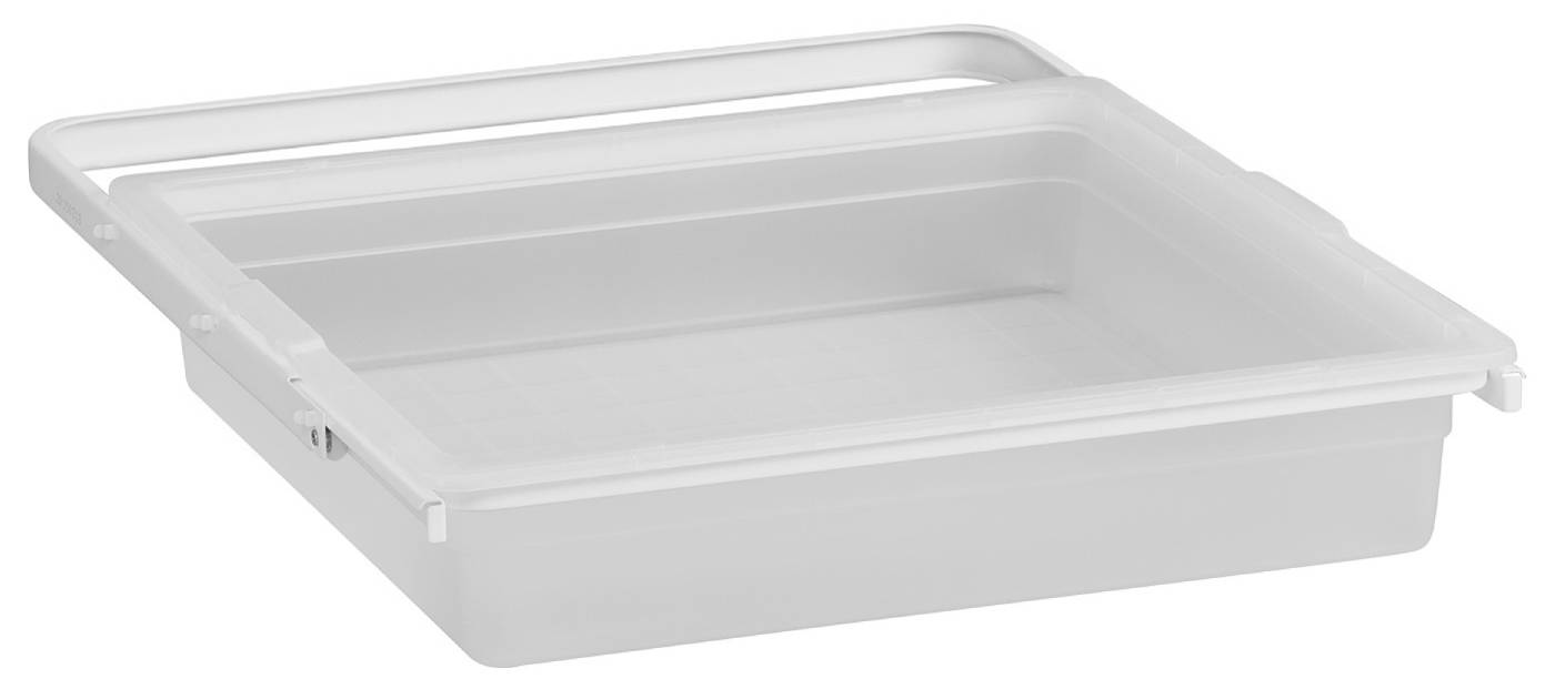 Storage basket solid extendable Elfa